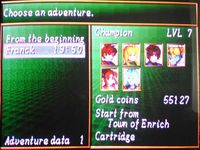 une photo d'Ã©cran de Shining the Holy Ark sur Sega Saturn